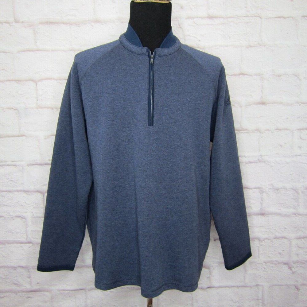 ADIDAS Adi Club 1/2 Zip Sweatshirt DZ8564 Blue size 2XL